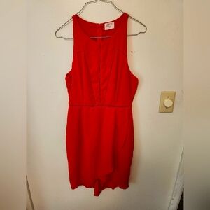 Sienna Sky, bright red dress, Medium (12-14)